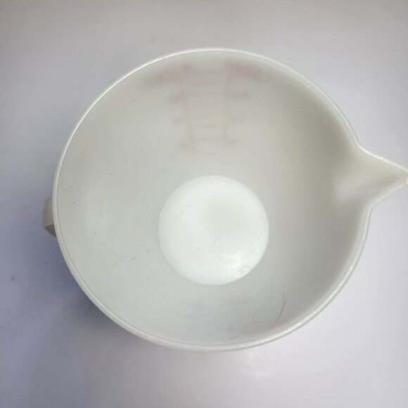 Tupperware Wet/Dry Hourglass Double Measuring Cup 8 oz. 2-Sided Plastic Vintage - Picture 5 of 6